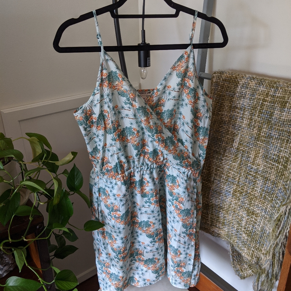 Toad and co light blue floral dress with pockets